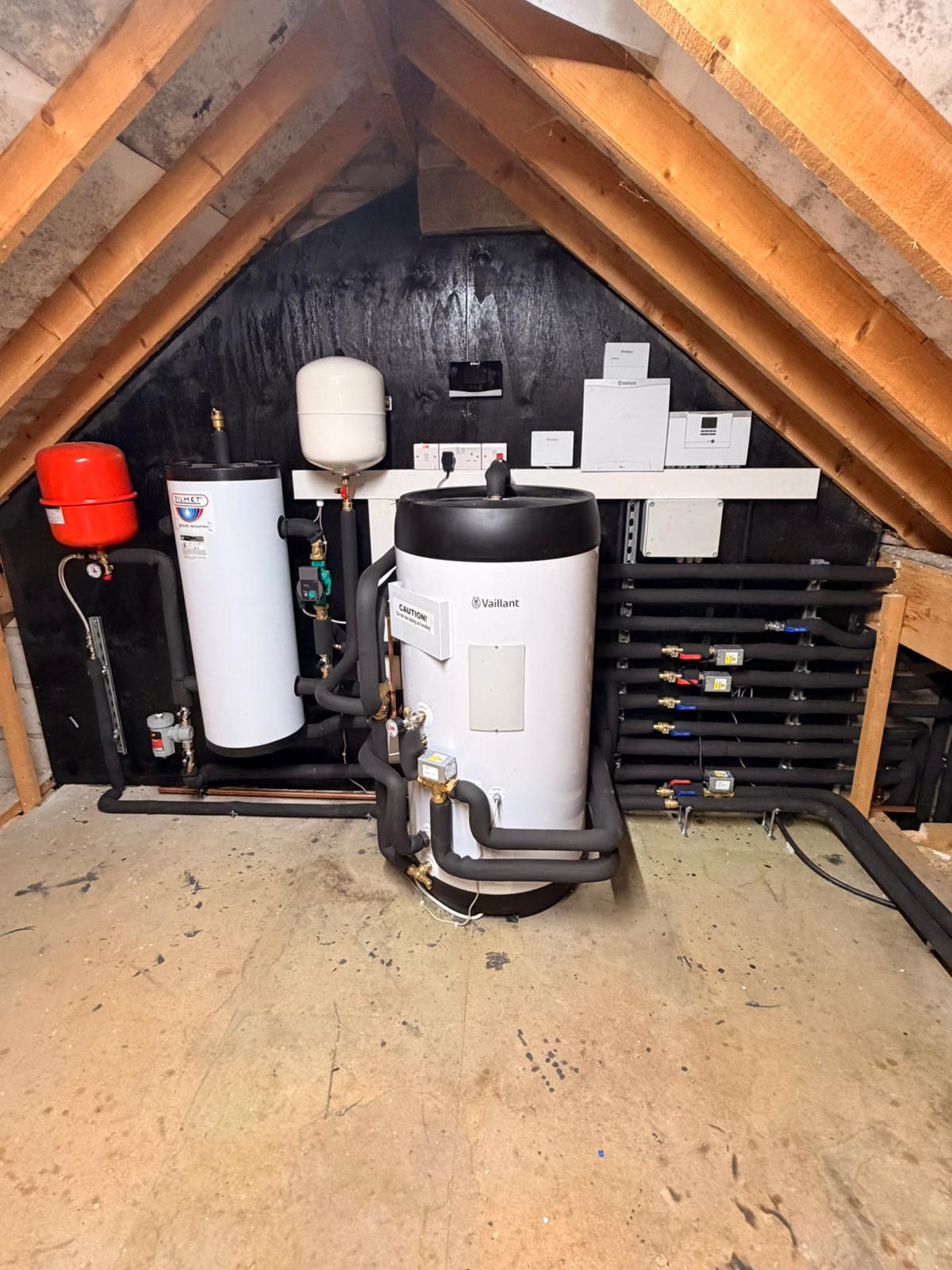 Completed Q Smart heat pump installation